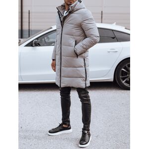 DStreet Pánska Zimná Dlhá Bunda S Kapucňou Šedá 3xl DStreet Pánska Zimná Dlhá Bunda S Kapucňou Šedá 3xl