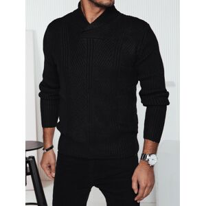 DStreet Pánsky Čierny Sveter S Šálovým Golierom Čierna Xl DStreet Pánsky Čierny Sveter S Šálovým Golierom Čierna Xl