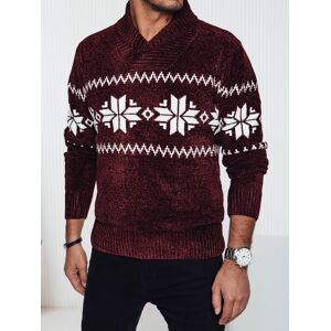 DStreet Pánsky Bordový Sveter So Snehovými Vločkami Čierna Xxl DStreet Pánsky Bordový Sveter So Snehovými Vločkami Čierna Xxl