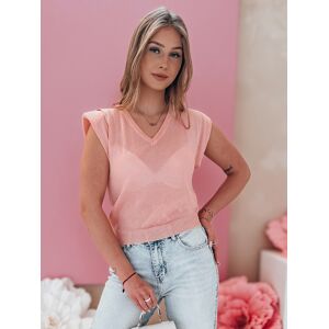 DStreet Krátky Dámsky Sveter Selfina Ružová One Size DStreet Krátky Dámsky Sveter Selfina Ružová One Size