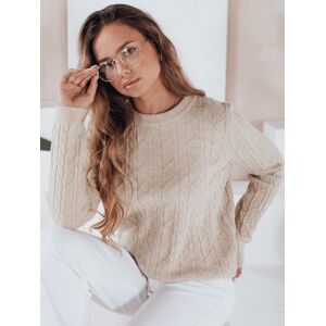 DStreet Dámsky Sveter Bravina Béžový Biela M DStreet Dámsky Sveter Bravina Béžový Biela M