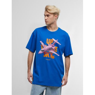 Mister Tee Up To The Sky Oversize Tee Cobalt Blue Modrá M Mister Tee Up To The Sky Oversize Tee Cobalt Blue Modrá M