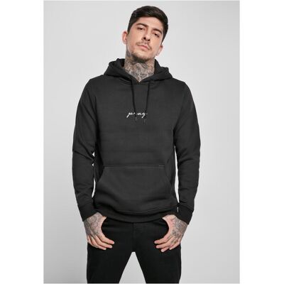 Mister Tee Pray Emb Hoody Black Šedá S Mister Tee Pray Emb Hoody Black Šedá S