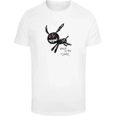 Mister Tee Men'S T-Shirt Walk In The Dark - White Biela M Mister Tee Men'S T-Shirt Walk In The Dark - White Biela M