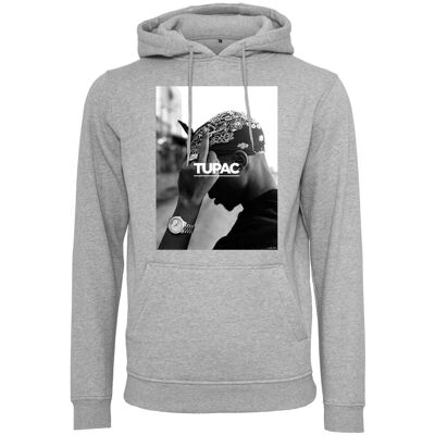 Merchcode 2pac F*ck The World Hoody Heather Grey Šedá M Merchcode 2pac F*ck The World Hoody Heather Grey Šedá M