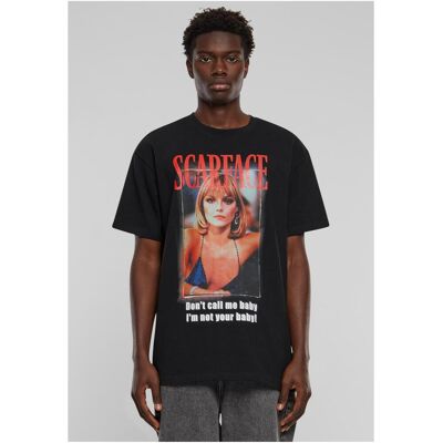 Mister Tee Men'S T-Shirt Scarface Don'T Call Me Baby Heavy Oversize - Black Čierna L Mister Tee Men'S T-Shirt Scarface Don'T Call Me Baby Heavy Oversize - Black Čierna L