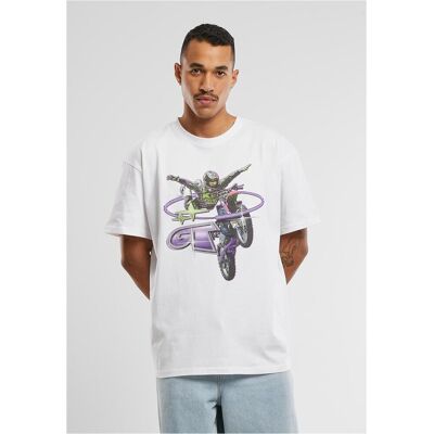 Mister Tee Moto Gt Oversize T-Shirt White Biela 3xl Mister Tee Moto Gt Oversize T-Shirt White Biela 3xl