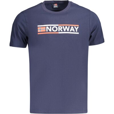 NORWAY 1963 Pánske Tričko S Krátkym Rukávom Modrá Xxl NORWAY 1963 Pánske Tričko S Krátkym Rukávom Modrá Xxl