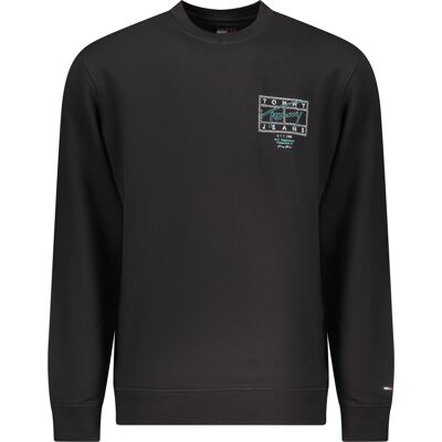 Tommy Hilfiger Čierny Sveter Tommy Jeans M Tommy Hilfiger Čierny Sveter Tommy Jeans M