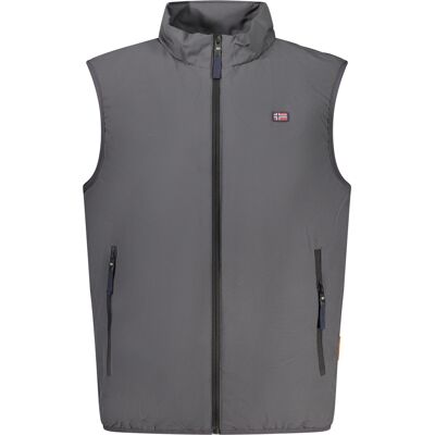 Norway 1963 Men'S Gray Sleeveless Jacket Šedá M Norway 1963 Men'S Gray Sleeveless Jacket Šedá M