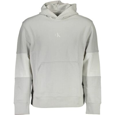 Calvin Klein Sivá Mikina S Kapucňou Biela Xl Calvin Klein Sivá Mikina S Kapucňou Biela Xl