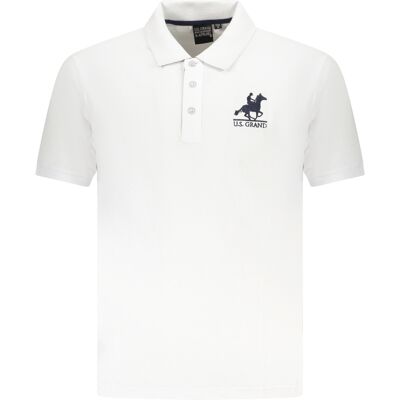 U.S. GRAND Pánske Biele Polo Tričko Us Grand Biela Xl U.S. GRAND Pánske Biele Polo Tričko Us Grand Biela Xl
