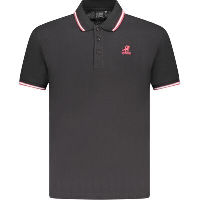 U.S. GRAND Pánske Čierne Polo Tričko Čierna Xxl U.S. GRAND Pánske Čierne Polo Tričko Čierna Xxl
