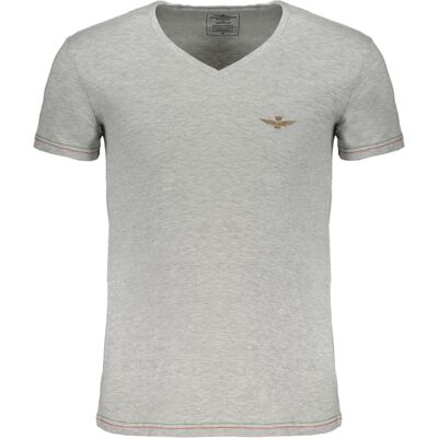 Aeronautica Militare Pánske Sivé Tričko S Krátkym Rukávom Šedá Xl Aeronautica Militare Pánske Sivé Tričko S Krátkym Rukávom Šedá Xl