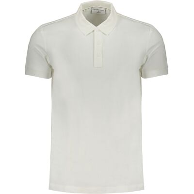 Biele Pánske Polo Tričko Calvin Klein Biela L Biele Pánske Polo Tričko Calvin Klein Biela L