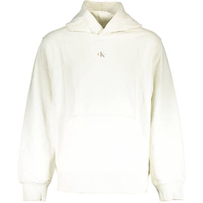 Biela Pánska Mikina Calvin Klein Krémová L Biela Pánska Mikina Calvin Klein Krémová L