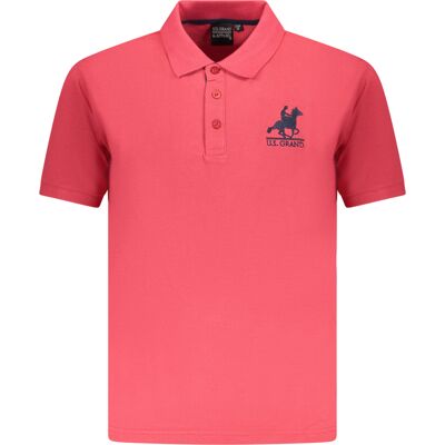 U.S. GRAND Pánske Červené Polo Tričko Červená L U.S. GRAND Pánske Červené Polo Tričko Červená L
