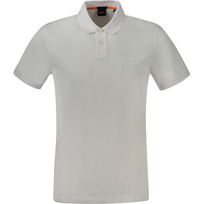 Biele Pánske Polo Tričko Hugo Boss Biela S Biele Pánske Polo Tričko Hugo Boss Biela S