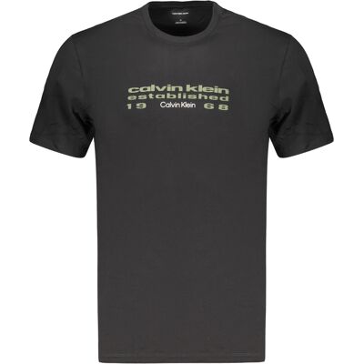 Calvin Klein Pánske Tričko S Krátkym Rukávom Čierne Čierna M Calvin Klein Pánske Tričko S Krátkym Rukávom Čierne Čierna M