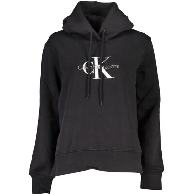 Calvin Klein Monologo Regular Hoodie Čierna L Calvin Klein Monologo Regular Hoodie Čierna L