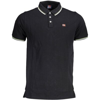NORWAY 1963 Pánske Čierne Polo Tričko Čierna 3xl NORWAY 1963 Pánske Čierne Polo Tričko Čierna 3xl