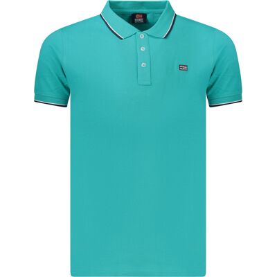 NORWAY 1963 Pánske Polo Tričko S Krátkym Rukávom Tyrkysová S NORWAY 1963 Pánske Polo Tričko S Krátkym Rukávom Tyrkysová S
