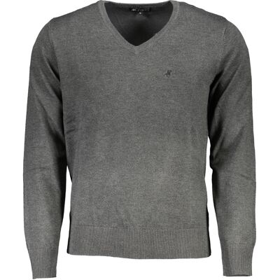 U.S. GRAND Pánsky Sivý Sveter Us Grand Polo Šedá 6xl U.S. GRAND Pánsky Sivý Sveter Us Grand Polo Šedá 6xl