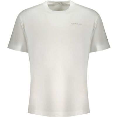 Calvin Klein Pánske Tričko S Krátkym Rukávom Biela Xl Calvin Klein Pánske Tričko S Krátkym Rukávom Biela Xl