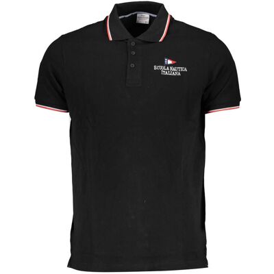 SCUOLA NAUTICA Čierne Pánske Polo Tričko S Krátkym Rukávom Čierna L SCUOLA NAUTICA Čierne Pánske Polo Tričko S Krátkym Rukávom Čierna L