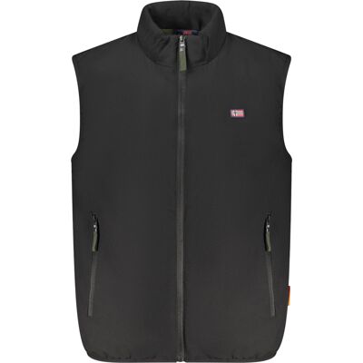 Norway 1963 Men'S Black Sleeveless Jacket Čierna M Norway 1963 Men'S Black Sleeveless Jacket Čierna M