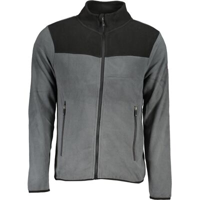 Norway 1963 Men'S Gray Zip Sweatshirt Čierna L Norway 1963 Men'S Gray Zip Sweatshirt Čierna L
