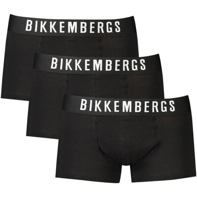 Pánske Boxerky Bikkembergs, Čierne, 3 Ks Čierna S Pánske Boxerky Bikkembergs, Čierne, 3 Ks Čierna S