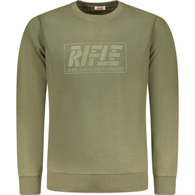 Rifle Men'S Zip-Up Sweatshirt Green Kaki Xxl Rifle Men'S Zip-Up Sweatshirt Green Kaki Xxl
