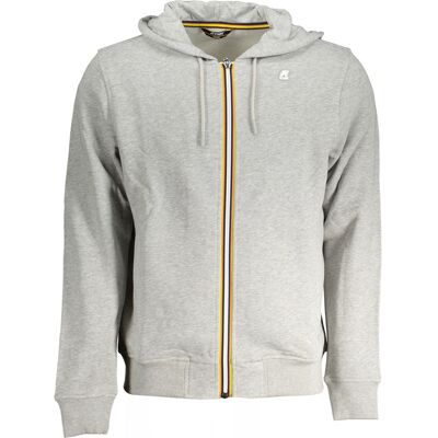 K-Way Sivá Pánska Mikina Na Zips Šedá Xxl K-Way Sivá Pánska Mikina Na Zips Šedá Xxl