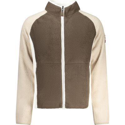 Norway 1963 Men'S Brown Zip-Up Sweatshirt Biela M Norway 1963 Men'S Brown Zip-Up Sweatshirt Biela M