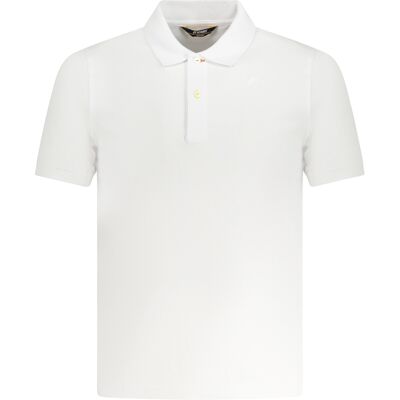Biele Pánske Polo Tričko K-Way Biela M Biele Pánske Polo Tričko K-Way Biela M