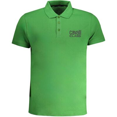 Zelené Pánske Polo Tričko Cavalli Class Zelená Xxl Zelené Pánske Polo Tričko Cavalli Class Zelená Xxl