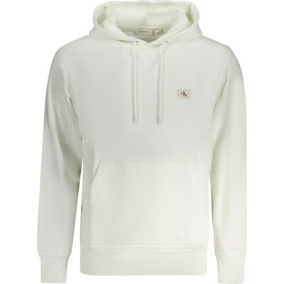 Biela Pánska Mikina Calvin Klein Krémová L Biela Pánska Mikina Calvin Klein Krémová L