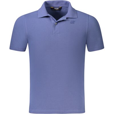 Modré Pánske Polo Tričko K-Way Modrá S Modré Pánske Polo Tričko K-Way Modrá S
