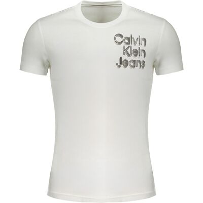 Pánske Tričko Calvin Klein S Krátkym Rukávom Biela Xl Pánske Tričko Calvin Klein S Krátkym Rukávom Biela Xl