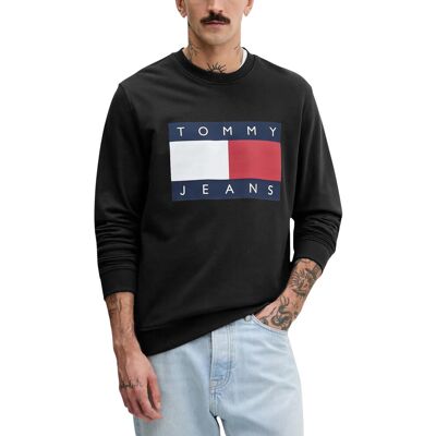Tommy Hilfiger Pánska Mikina Čierna M Tommy Hilfiger Pánska Mikina Čierna M