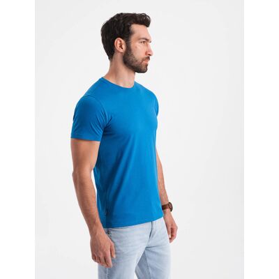 Ombre Men'S Classic Cotton Basic T-Shirt - Blue Modrá 4xl Ombre Men'S Classic Cotton Basic T-Shirt - Blue Modrá 4xl