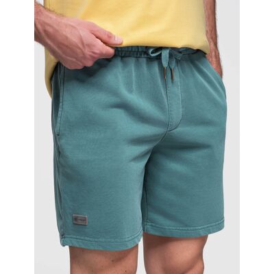 Ombre Men'S Relaxed Fit Athleisure Style Short Sweat Shorts - Turquoise Svetlomodrá S Ombre Men'S Relaxed Fit Athleisure Style Short Sweat Shorts - Turquoise Svetlomodrá S