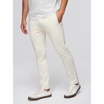 Ombre Men'S Sweatpants With Unlined Leg - Cream Krémová Xl Ombre Men'S Sweatpants With Unlined Leg - Cream Krémová Xl