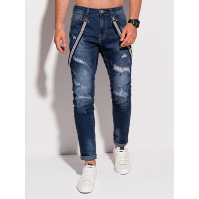 Pánske Oblečenie Edoti P1256/blue_119600 Modrá 28 Pánske Oblečenie Edoti P1256/blue_119600 Modrá 28