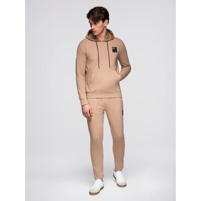 Ombre Men'S Sweatshirt Set Hoodie + Sweatpants Čierna S Ombre Men'S Sweatshirt Set Hoodie + Sweatpants Čierna S