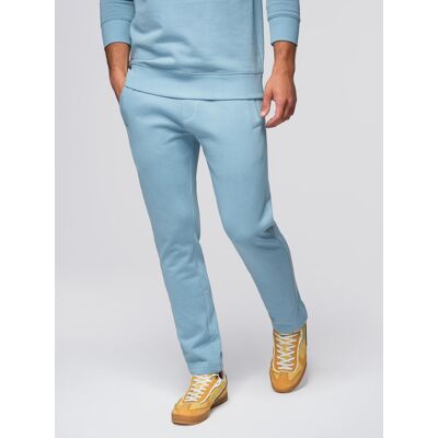 Ombre Men'S Sweatpants With Unlined Leg - Light Blue Šedá S Ombre Men'S Sweatpants With Unlined Leg - Light Blue Šedá S