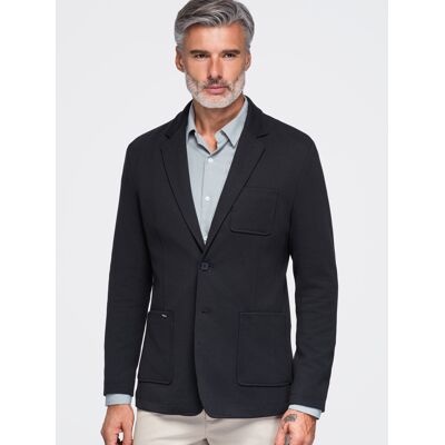 Pánske Sako Ombre Slim-Fit Čierna M Pánske Sako Ombre Slim-Fit Čierna M