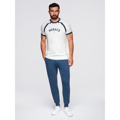 Ombre Men'S Jogger Sweatpants - Navy Blue Modrá L Ombre Men'S Jogger Sweatpants - Navy Blue Modrá L