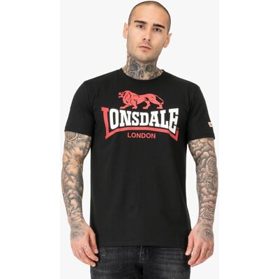Lonsdale Men'S T-Shirt Regular Fit Čierna Xxl Lonsdale Men'S T-Shirt Regular Fit Čierna Xxl